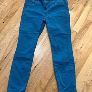 J Brand Blue Skinny Pants Cotton Blend